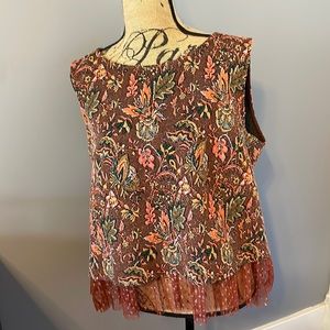 Anthropologie sleeveless top